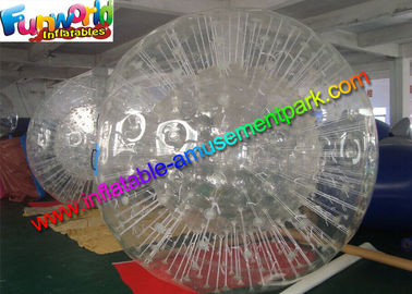 Custom Transparent Inflatable Zorb Ball , Inflatable  Human Hamster Ball