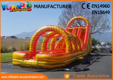 0.55mm PVC Tarpaulin Inflatable Jumping Castle / Inflatable Water Slide