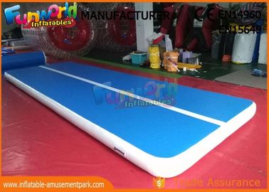 6m x 2m Inflatable Sports Games , Dwf Material Gymnastics Mat Air Tumble Track