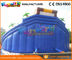 0.55 MM PVC Tarpaulin Mega Inflatable Slides With Pool For Water Park Party