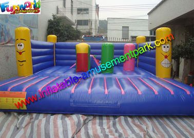 Outdoor Clown Inflatable Bouncy Castles , Jumping Castles With PVC Tarpaulin