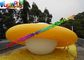0.16mm PVC Inflatable Helium Yellow UFO Saucer Balloon For Advertising