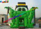 Frog Commercial Bouncy Castles , Inflatable Bouncer Jumping On Stock With CE